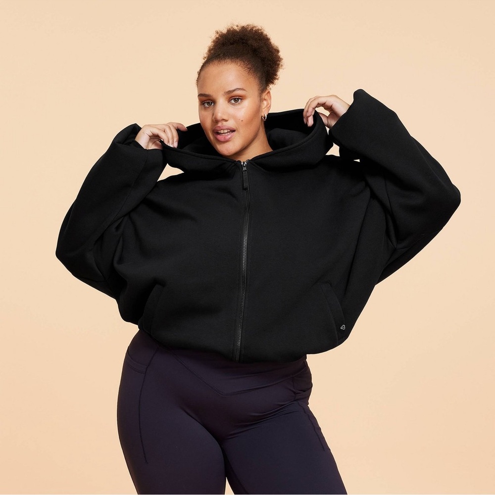 Black Women's Hoodie - Picture 4 of 16
